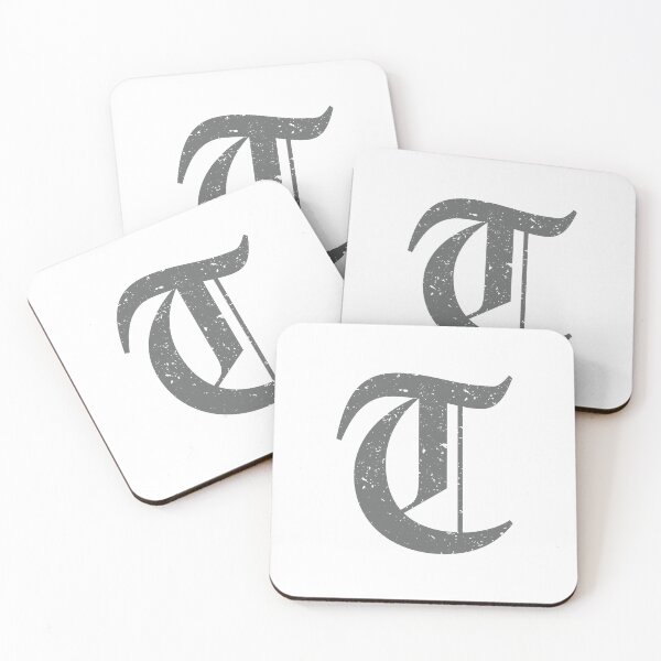Item preview, Calligraphic Capital Letter T Grunge designed and sold by KTSubz Faith & Fun Designs.