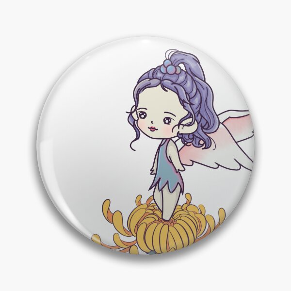 Item preview, Little angle with beautiful flowers. designed and sold by atika-atk.