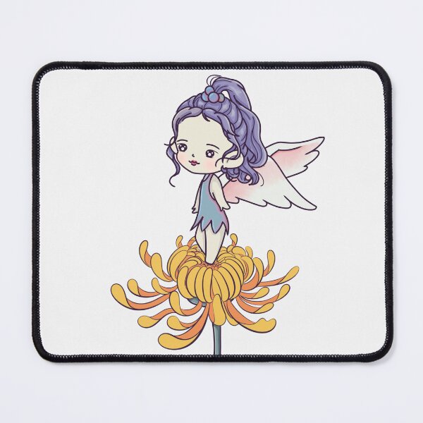 Item preview, Little angle with beautiful flowers. designed and sold by atika-atk.