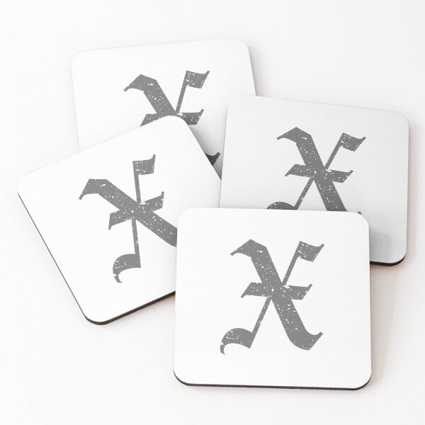 Item preview, Calligraphic Capital Letter X Grunge designed and sold by KTSubz Faith & Fun Designs.