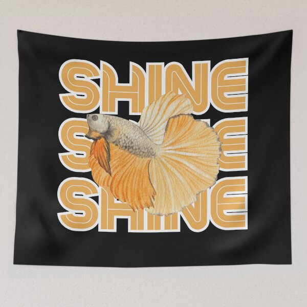 Item preview, Shine Bright like a Betta designed and sold by AcousticAquatic.