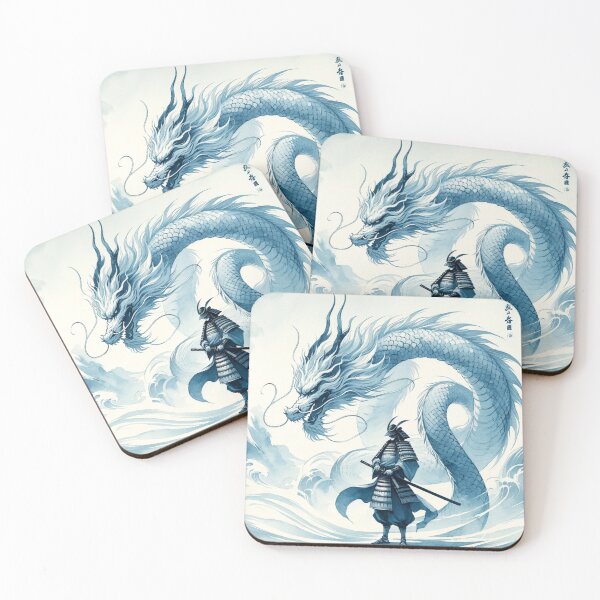 Item preview, samurai and  dragon designed and sold by k-ta1104.