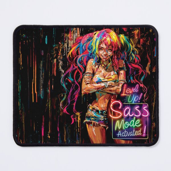 Item preview, Level Up: Sass Mode Activated! designed and sold by David Macdonald.