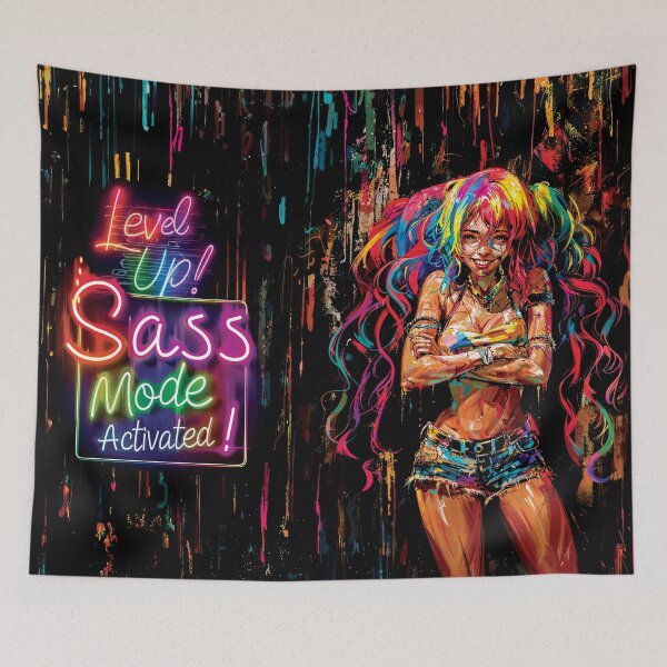 Item preview, Level Up: Sass Mode Activated! designed and sold by David Macdonald.
