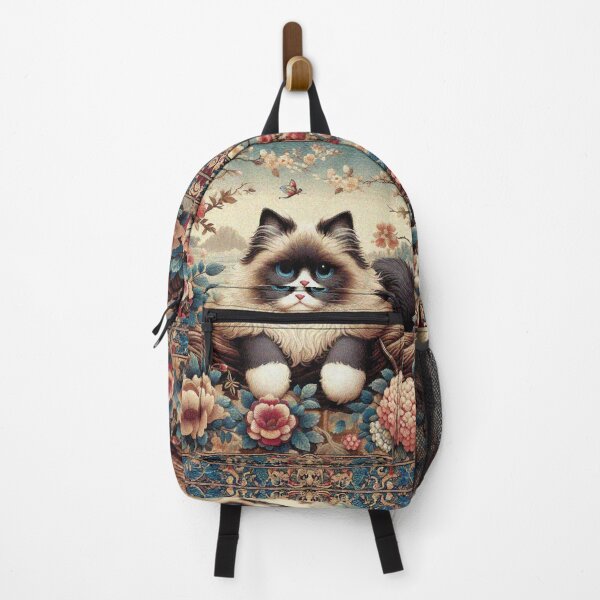 Item preview, Ragdoll Cat in Flower Garden designed and sold by Illuministique.