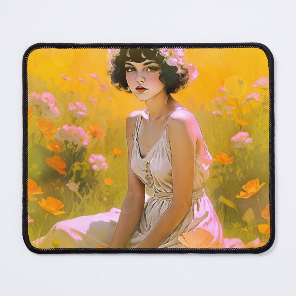 Item preview,  Serene Beauty Amidst Sunlit Blooms designed and sold by Sanctum Icons.