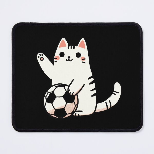 Item preview, Cat Soccer Love Soccer designed and sold by VerveVerseBoo.