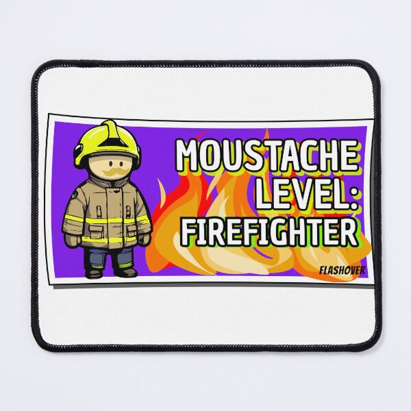 Item preview, Moustache Level: Firefighter designed and sold by Flashover.
