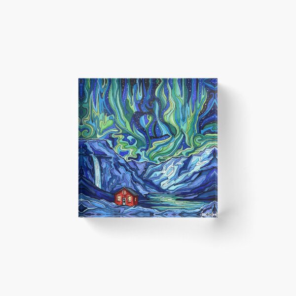 Northern Skies Acrylic Block