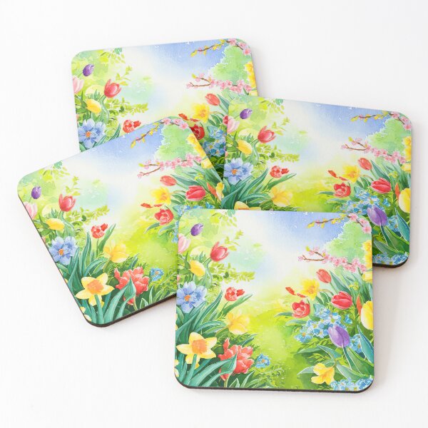 Item preview, sakura and summer flowers designed and sold by ururuty.