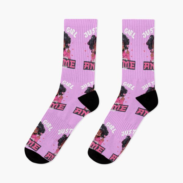 Item preview, Anime and K-Pop Black African American Girl Who Loves Korean Music  designed and sold by alenaz.