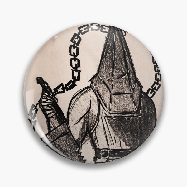 Item preview, Pyramid Head (B/W Alt) designed and sold by crystallinesoup.