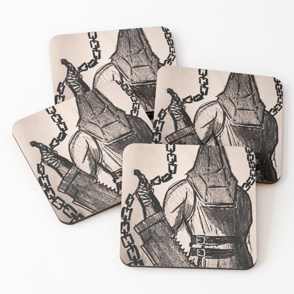 Item preview, Pyramid Head (B/W Alt) designed and sold by crystallinesoup.