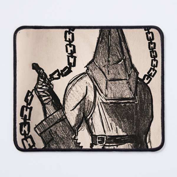 Item preview, Pyramid Head (B/W Alt) designed and sold by crystallinesoup.