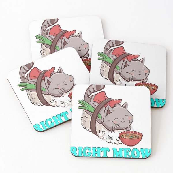 Item preview, Miso Happy Right Meow Sushi Cat  Kawaii    designed and sold by 15mqadpsf.