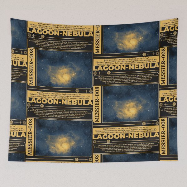 Item preview, Messier 008 Lagoon Nebula designed and sold by LeoLabs.