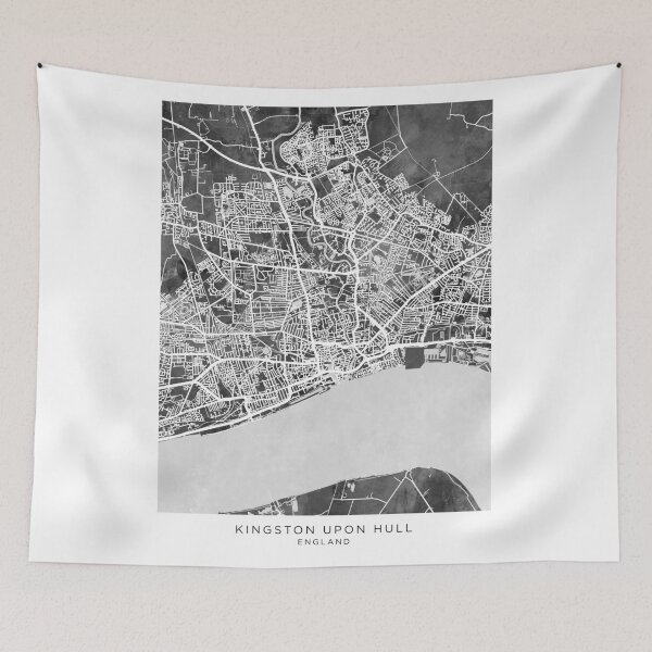 Item preview, Kingston upon Hull England City Map designed and sold by ArtPrints.