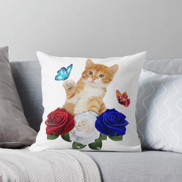 Item preview, Cat and roses designed and sold by godleo.