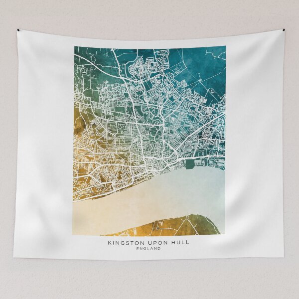 Item preview, Kingston upon Hull England City Map designed and sold by ArtPrints.