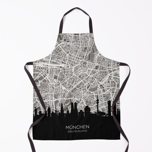 Item preview, Munich Skyline Map designed and sold by ArtPrints.