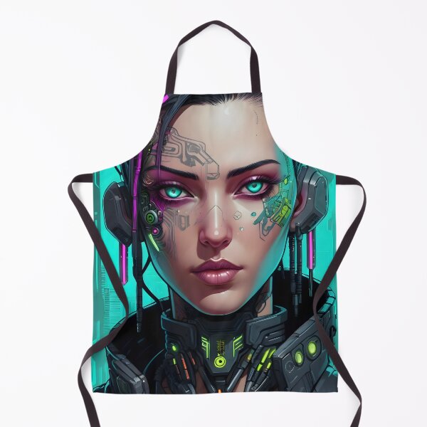 Item preview, Cyberpunk Female Portrait (Spring Theme) designed and sold by papi1998.