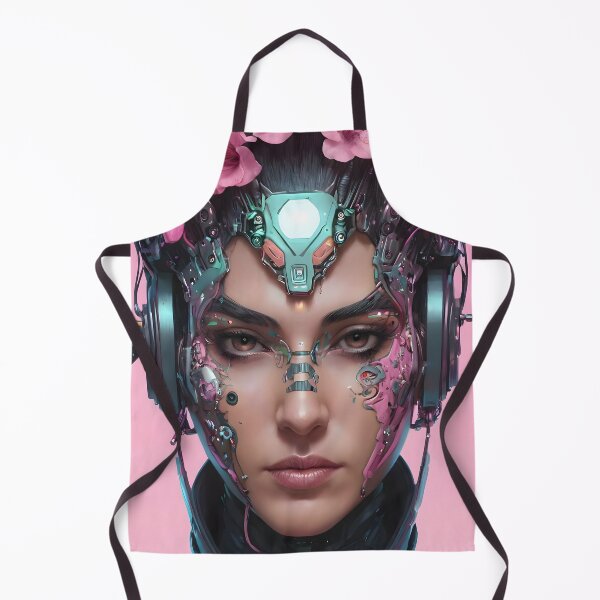 Item preview, Cyberpunk Female Portrait (Spring Theme) designed and sold by papi1998.
