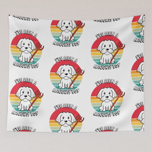 Item preview, Cute White dog is a naughty boy designed and sold by Pet Station.
