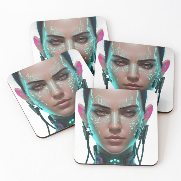 Item preview, Cyberpunk Female Portrait (Spring Theme) designed and sold by papi1998.