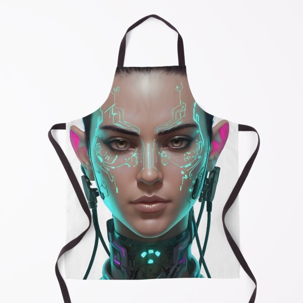 Item preview, Cyberpunk Female Portrait (Spring Theme) designed and sold by papi1998.