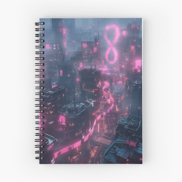 Item preview, Endless Echoes in a Cyber City designed and sold by palmyst.