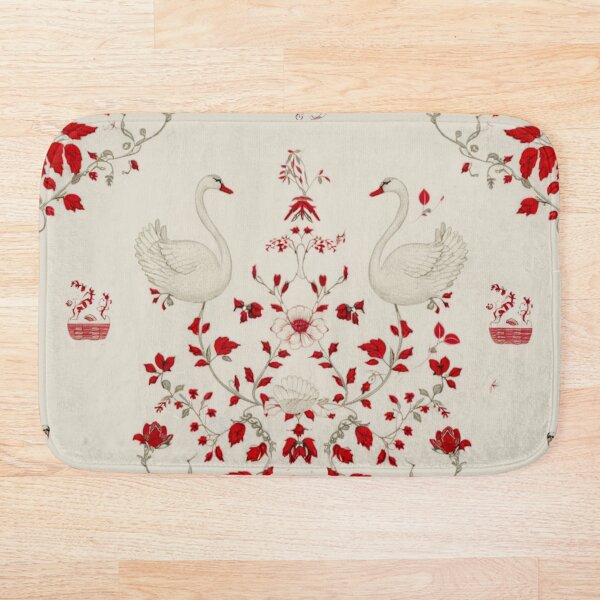 Aperçu de l'œuvre Chinoiserie rouge et blanche créée et vendue par YourPattern.