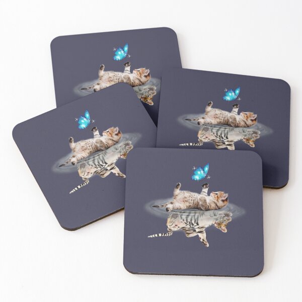 Item preview, Kitty and tiger reflection designed and sold by godleo.