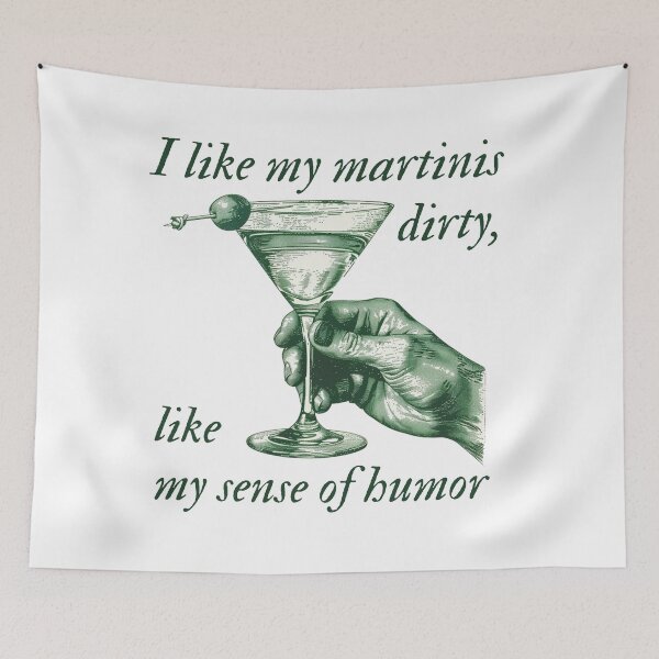 Item preview, Dirty Martini print designed and sold by Croclair.