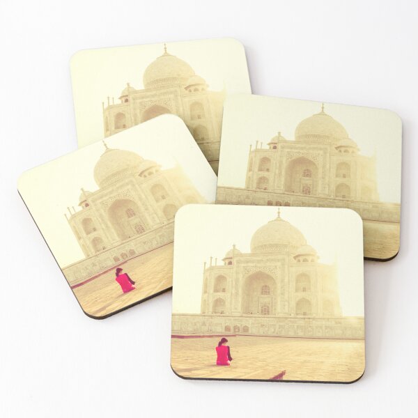 Item preview, Woman watching TajMahal during sunrise designed and sold by apontutul.