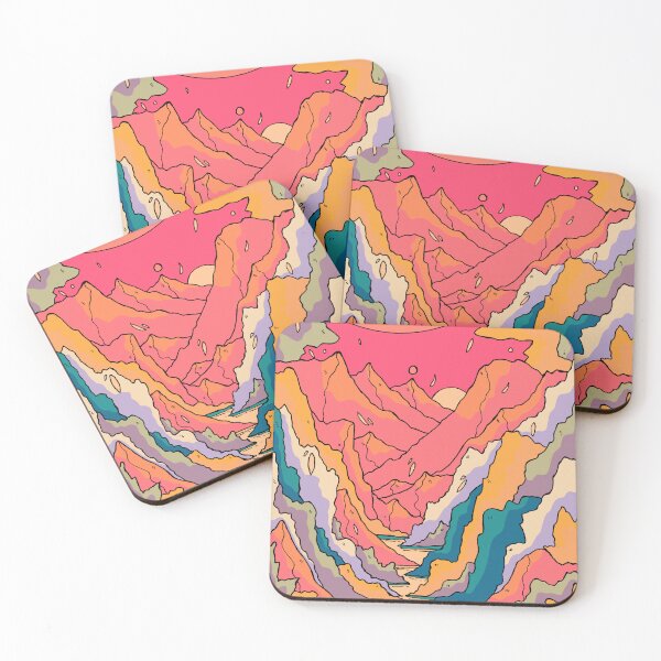 Item preview, Vibrant mountain trail designed and sold by Swadeillustrations.
