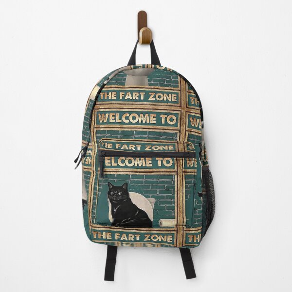 Item preview, Welcome to the fart Zone - Cute Black cat pooping designed and sold by SameeraDammeyer.