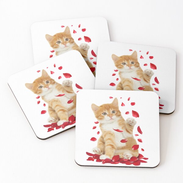 Item preview, Cat and roses designed and sold by godleo.