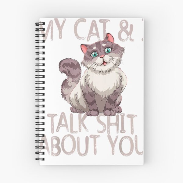 Item preview, My Cat And I Alk Shit About You Funny Cat Lover & Owner  designed and sold by rwjdkaq78bav.
