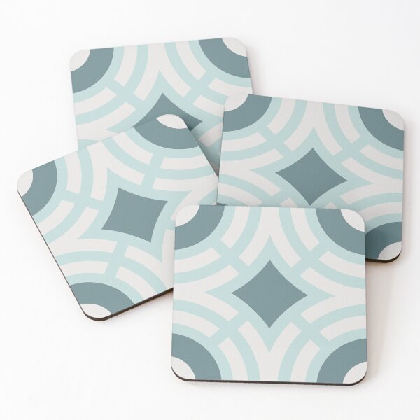 Item preview, Geometric Pattern: Chapateo: Seafoam Light designed and sold by Red Wolf.