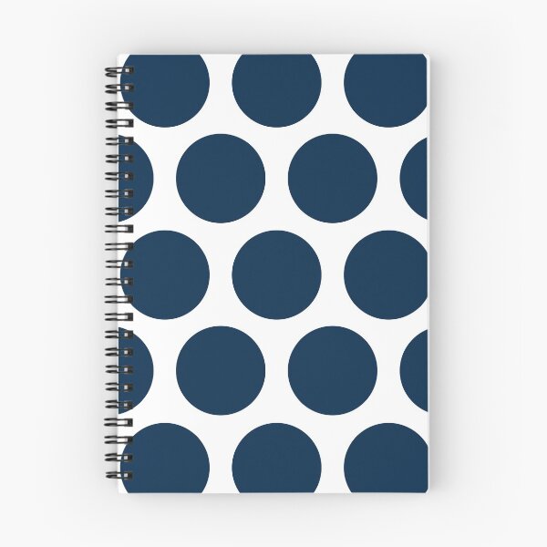 Item preview, Large Polka Dots: Navy Blue designed and sold by Jared Davies.