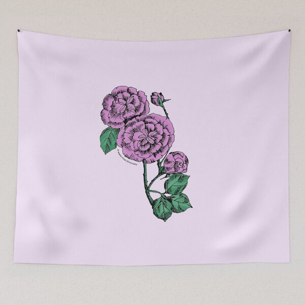 Item preview, Purple Pompon Rose Bloom Double 16-25 Petals In 3+ Rows designed and sold by zenithcreative.