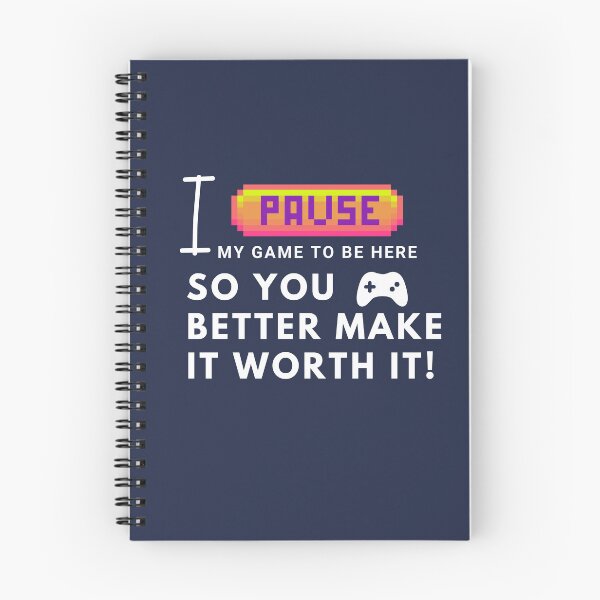 Item preview, I paused my game to be here... so you better make it worth it! designed and sold by heartfeltarts93.
