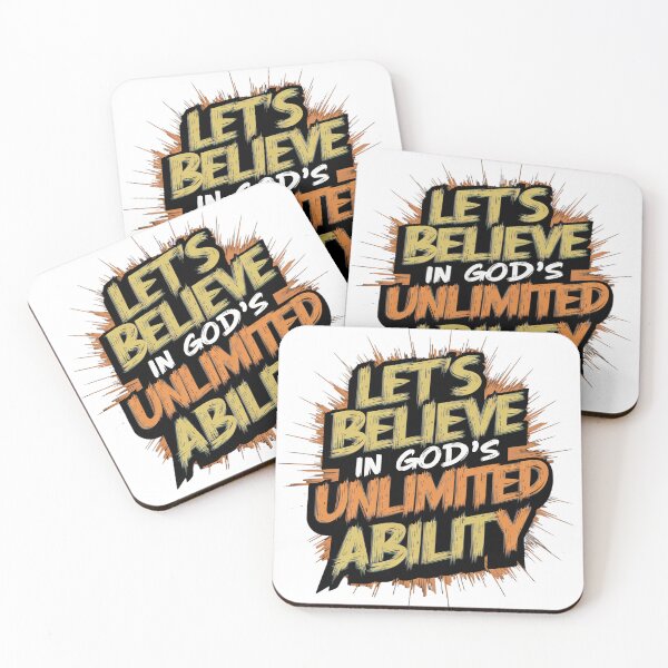 Item preview, Let's Believe In God's Unlimited Ability designed and sold by DesignEssenceH.