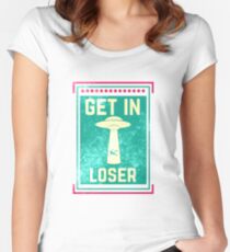 Alien, Extraterrestrial life Women's Fitted Scoop T-Shirt