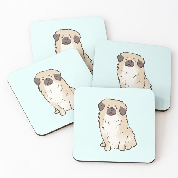 Item preview, tibetan spaniel art designed and sold by Mayarart.