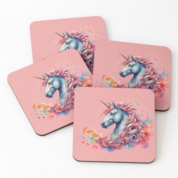 Item preview,  Unicorn head as digital watercolor designed and sold by Rose Design & Photos.