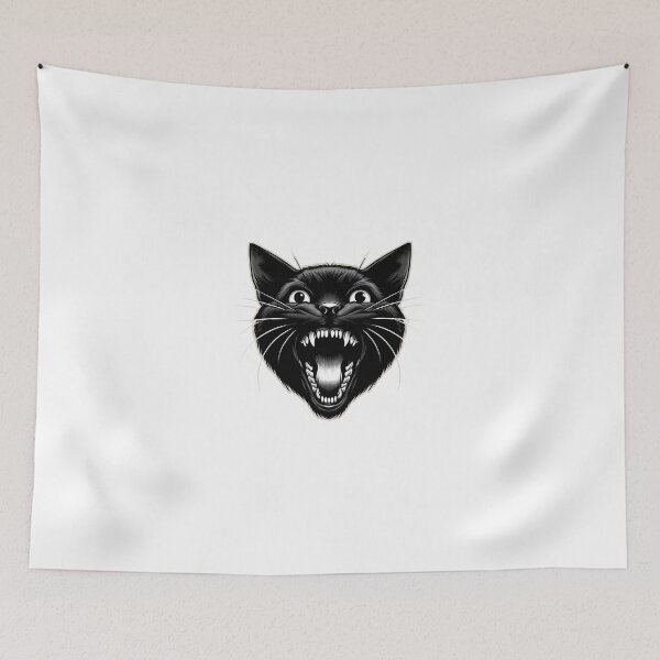 Item preview, Scary Black Cat designed and sold by RetroPop23.