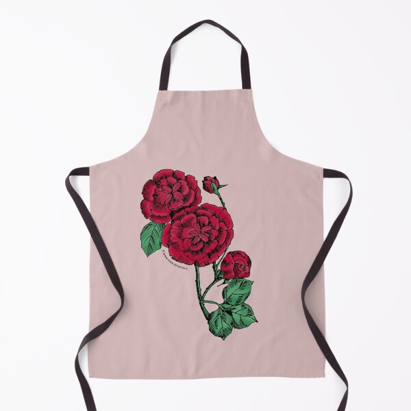 Item preview, Dark Red Pompon Rose Bloom Double 16-25 Petals In 3+ Rows designed and sold by Rachael Taylor.