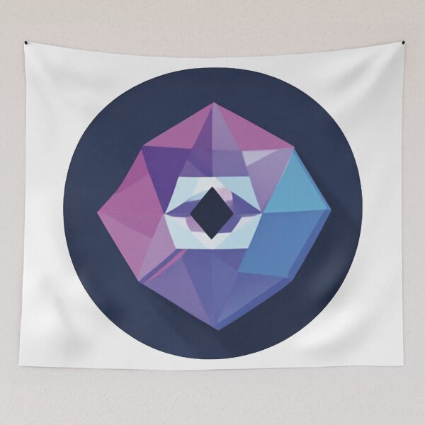 Item preview, Geometric Harmony: Colorful Polygon Design designed and sold by Ink-Kreativ.