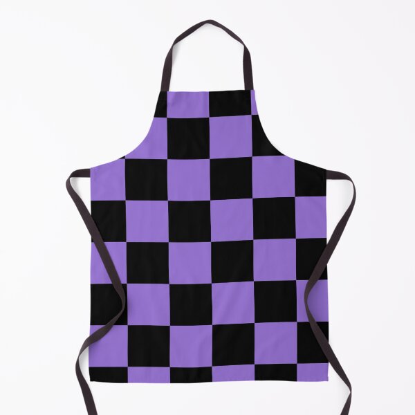 Item preview, Large Checkered - Black and Dark Pastel Purple designed and sold by JustPatterns2.